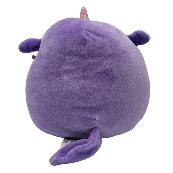 2/$15 Squishmallows Astrid Cow Unicorn Plush Purple 8" Tail Stuffed Kellytoy - Picture 3 of 9